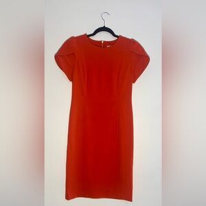 Calvin Klein Orange Sheath Dress